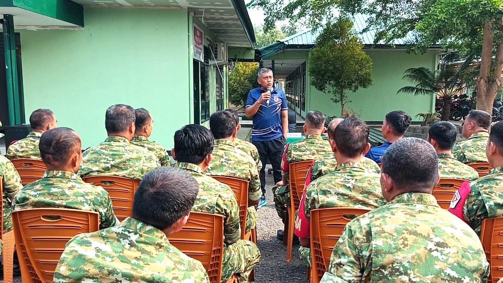 Kunjungi Kodim Polman, Brigjen TNI Agus Sasmita Minta Babinsa Bekerja Ikhlas Bantu Masyarakat